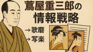 蔦屋重三郎に学ぶメディア戦略|歌麿・写楽を世に出した情報発信力