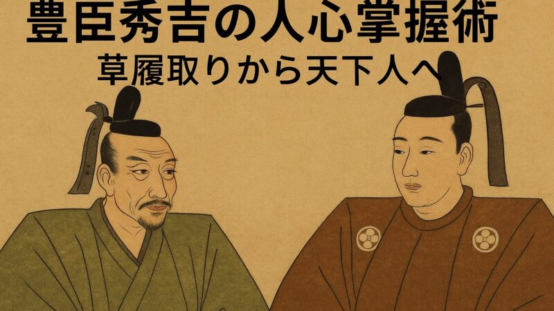 豊臣秀吉の人心掌握術|草履取りから天下人へ