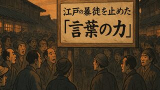 江戸の暴徒を止めた「言葉の力」——蔦屋重三郎の危機対応術（大河『べらぼう』で読み解く 