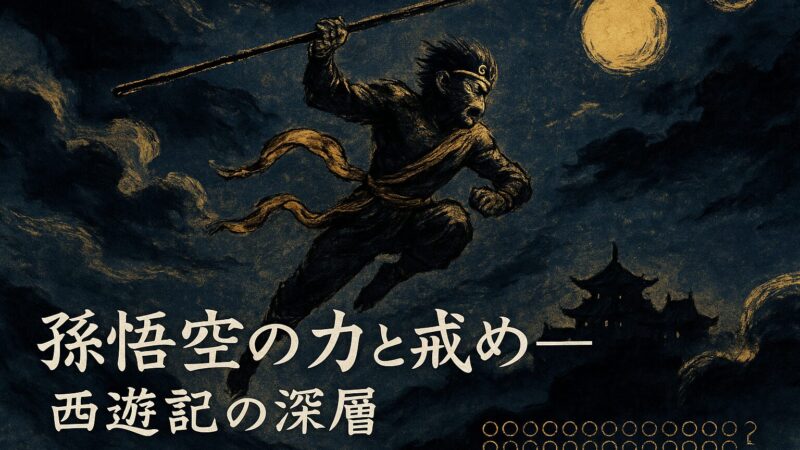 孫悟空の力と戒め—西遊記の深層 